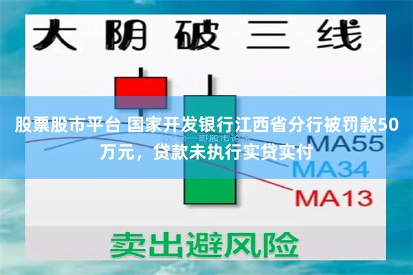 股票股市平台 国家开发银行江西省分行被罚款50万元，贷款未执行实贷实付