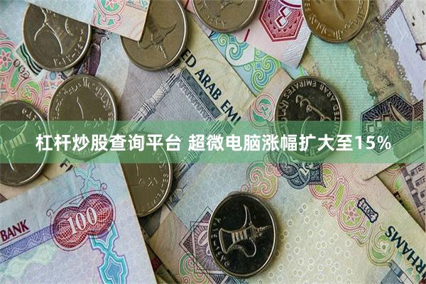 杠杆炒股查询平台 超微电脑涨幅扩大至15%