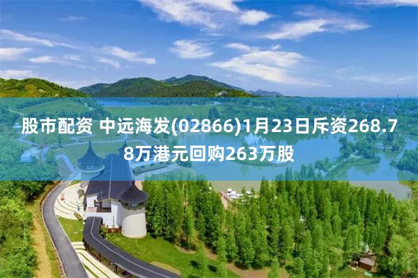 股市配资 中远海发(02866)1月23日斥资268.78万港元回购263万股